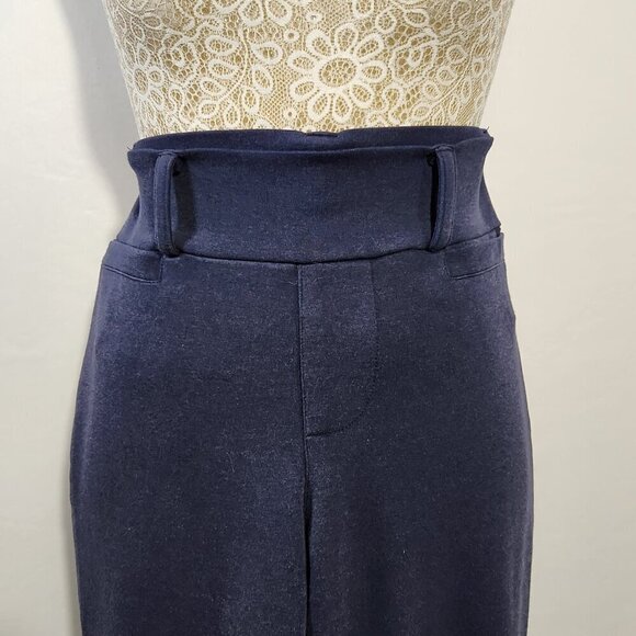 Fishers Finery Women's Ponte Knit Pull-on Boot Leg Work Pant Navy Size SP Career - Picture 4 of 14